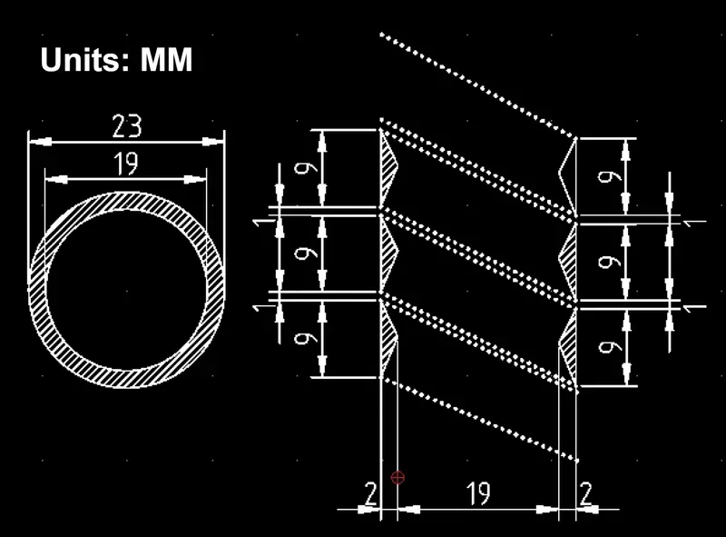 Thread dimensions