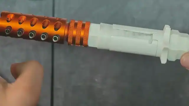 Pulling the mounting system off the barrel