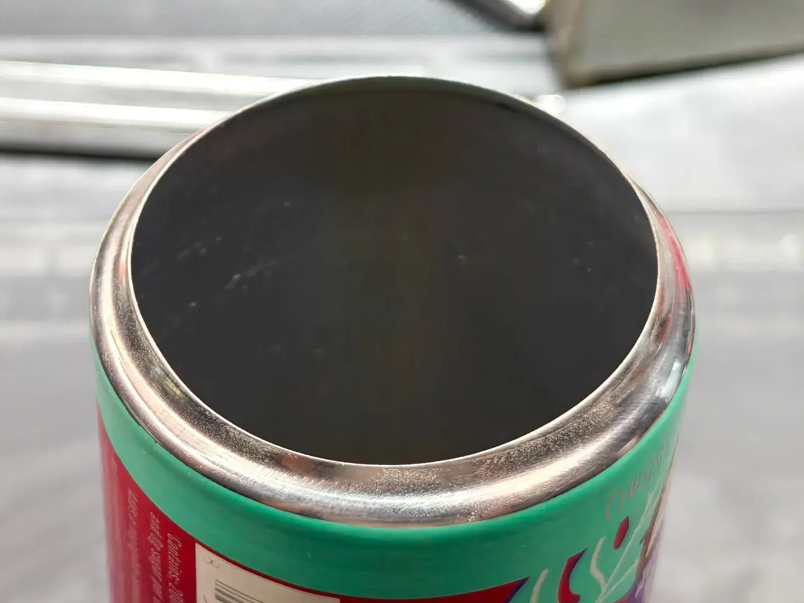 The bottom sanded through and removed